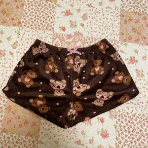 Valentine Bear Sleep Shorts